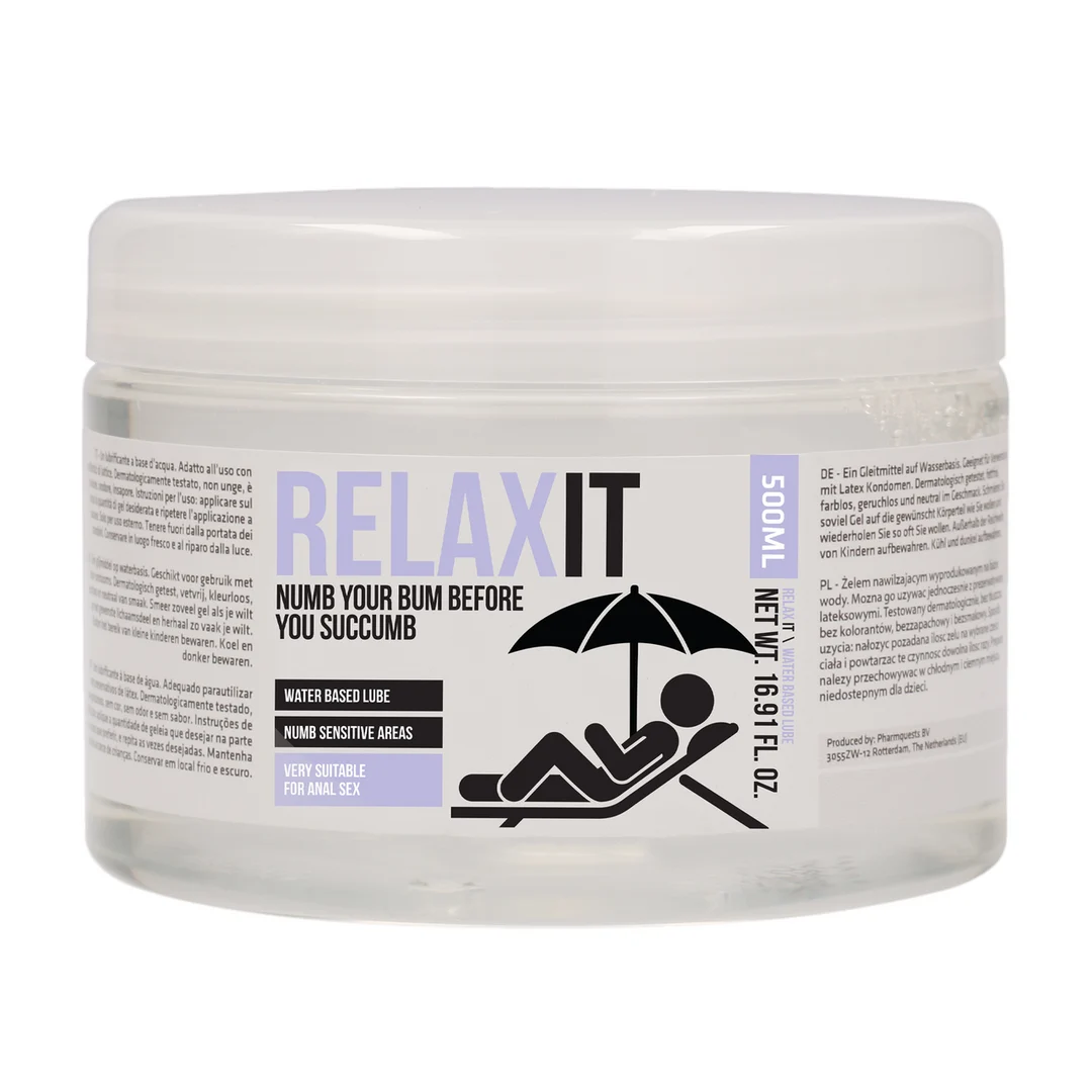 Lubrifiant à base d’eau, compatible avec les préservatifs en latex, testé sous contrôle dermatologique, sans parfum et sans goût, 500 ml – Image 2