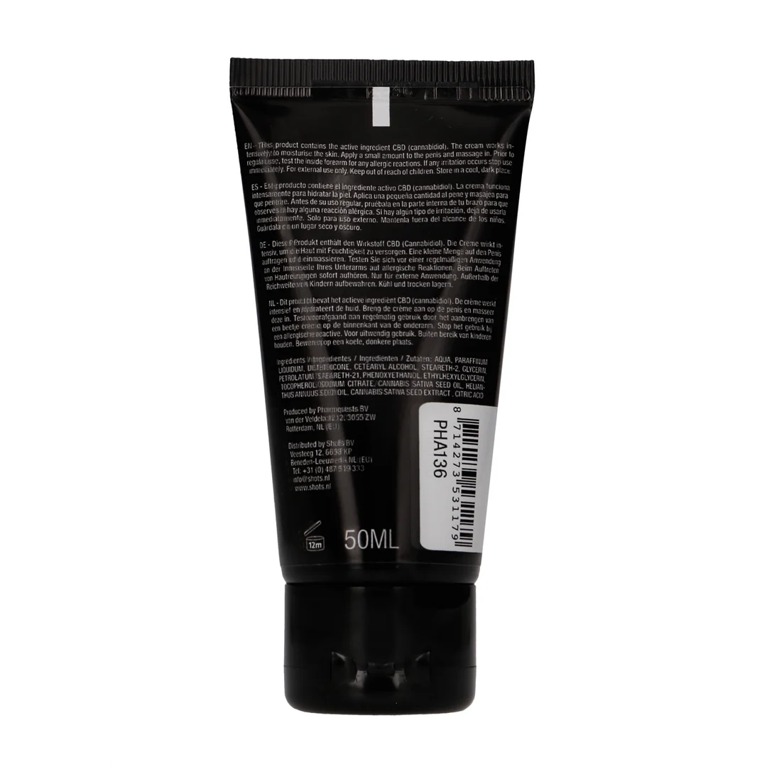 Crème masturbatoire au CBD pour homme Pharmquests by Shots, 50 ml – Image 2
