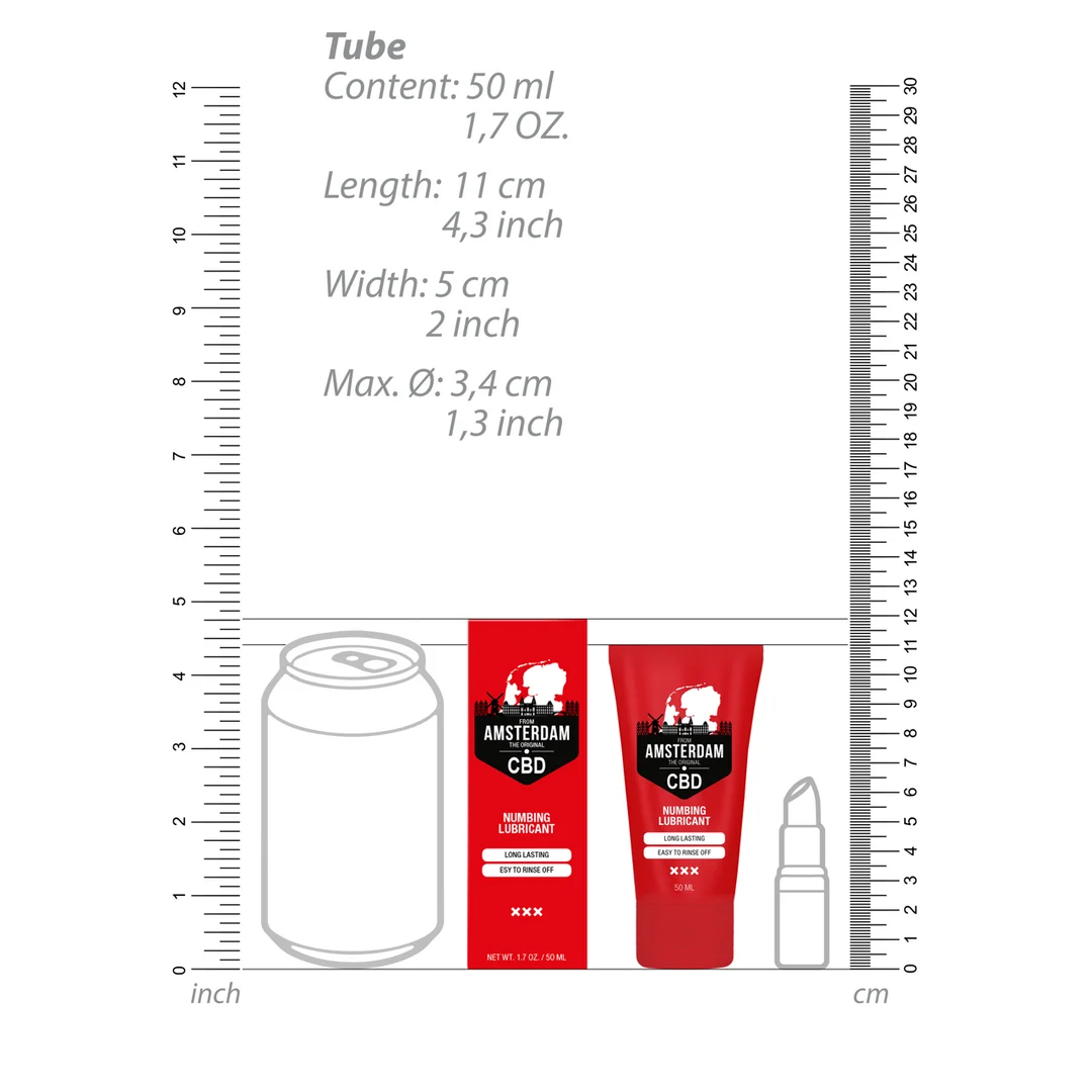 Pharmquests by Shots Original lubrifiant anesthésiant au CBD 50 ml – Image 5