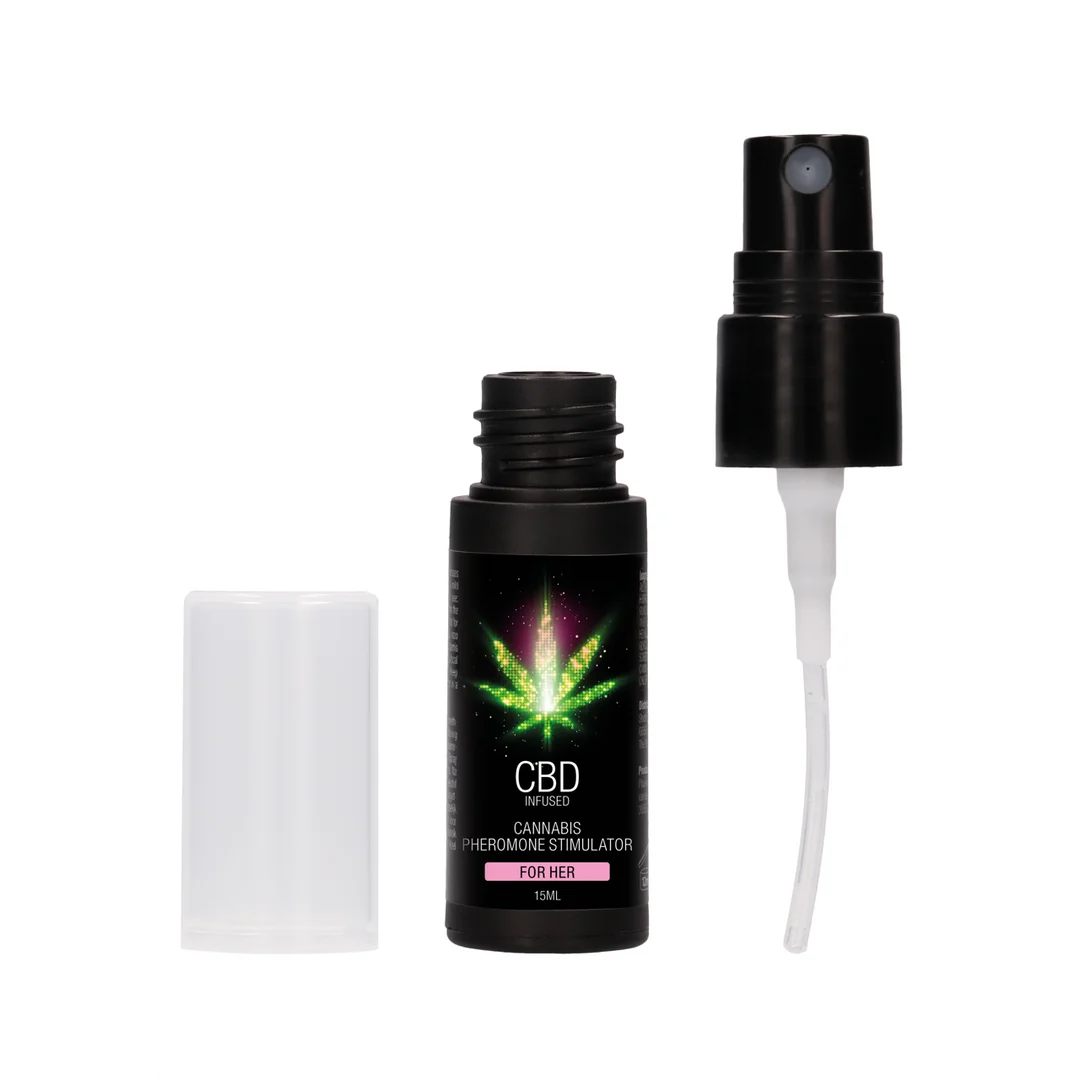 Stimulateur phéromonal Pharmquests CBD Cannabis pour femme – Image 2