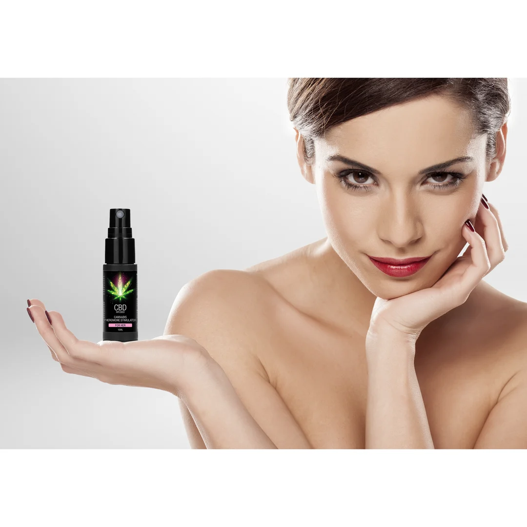 Stimulateur phéromonal Pharmquests CBD Cannabis pour femme – Image 3