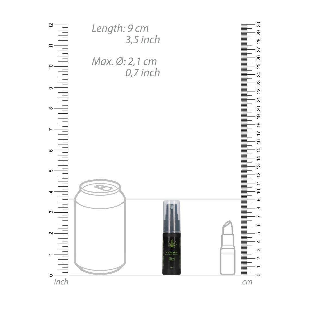 Spray retardant Cannabis à l’huile de graines de chanvre 15 ml – Image 3