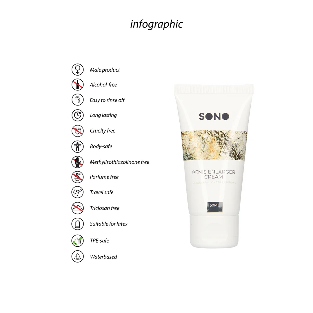 Crème agrandissante pour pénis Sono by Shots, 50 ml – Image 2