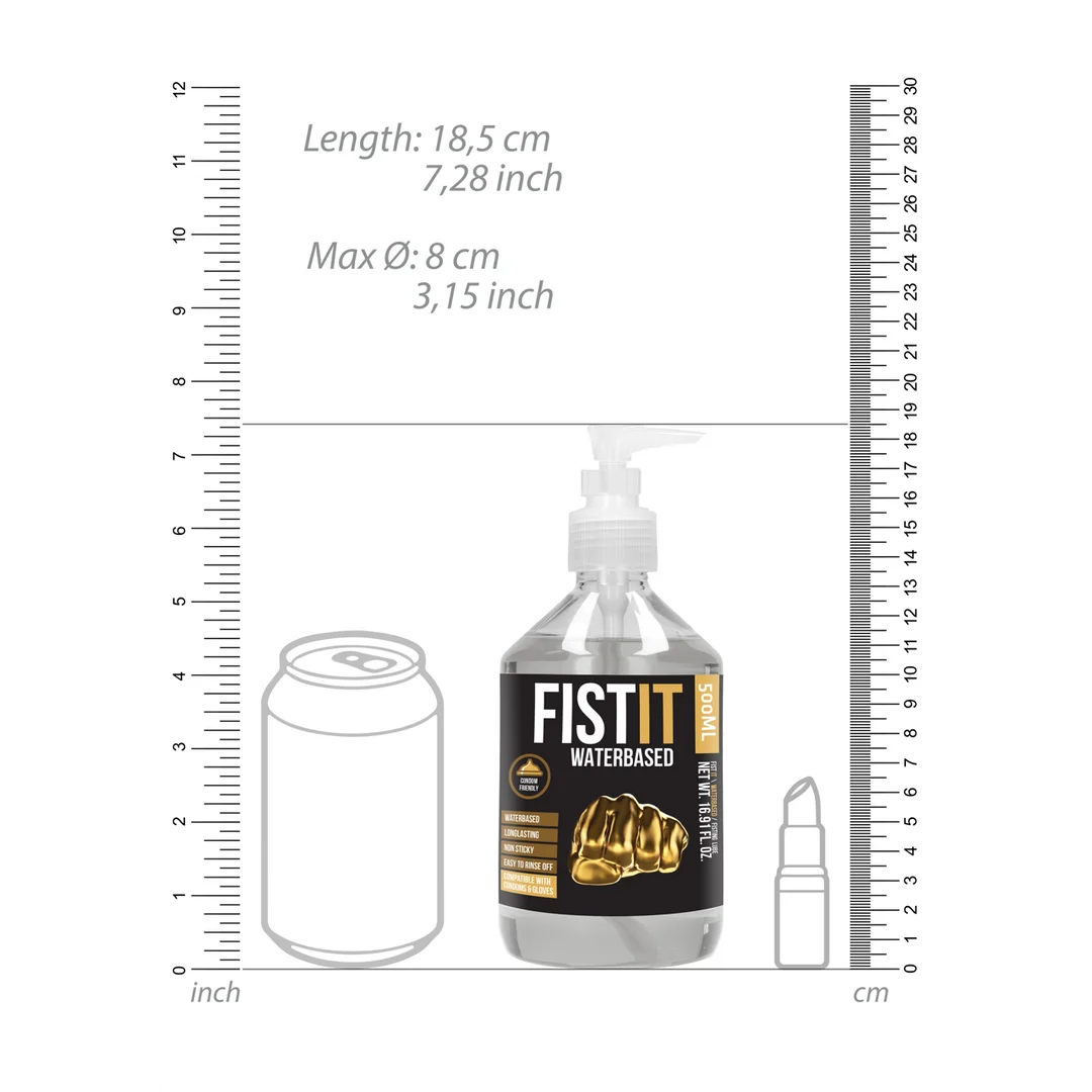 Lubrifiant à base d’eau Fist It, 500 ml – Image 4