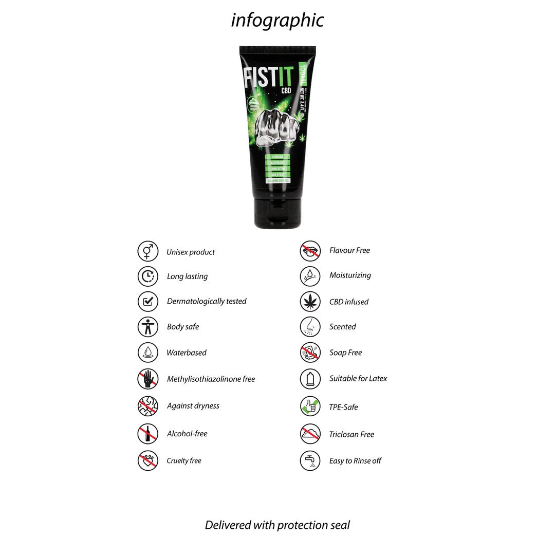 Lubrifiant au CBD Fist It 100 ml – Image 2