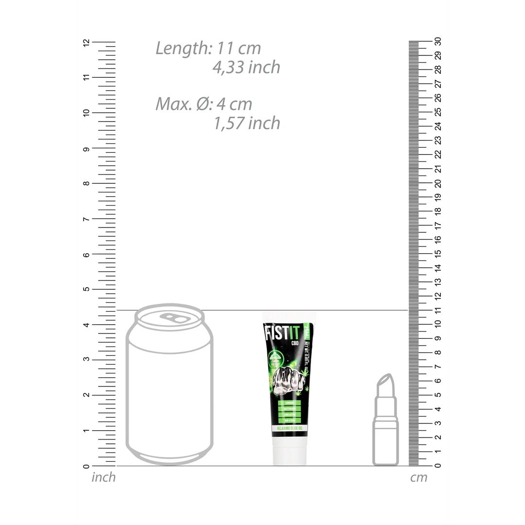 Lubrifiant à base d’eau avec CBD actif (cannabidiol), testé sous contrôle dermatologique, sans parfum et sans goût, 25 ml, Fist It by Shots – Image 4
