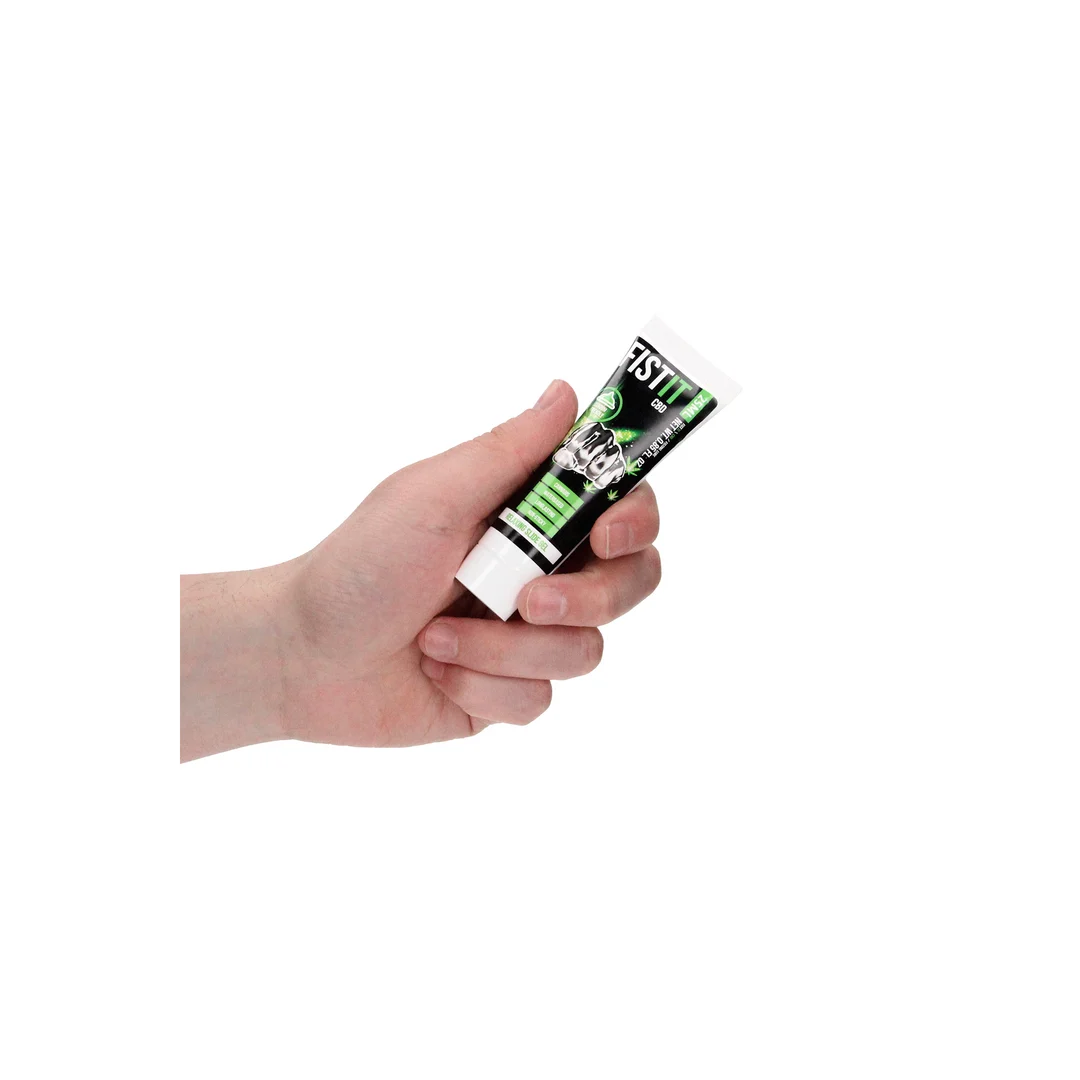 Lubrifiant à base d’eau avec CBD actif (cannabidiol), testé sous contrôle dermatologique, sans parfum et sans goût, 25 ml, Fist It by Shots – Image 5