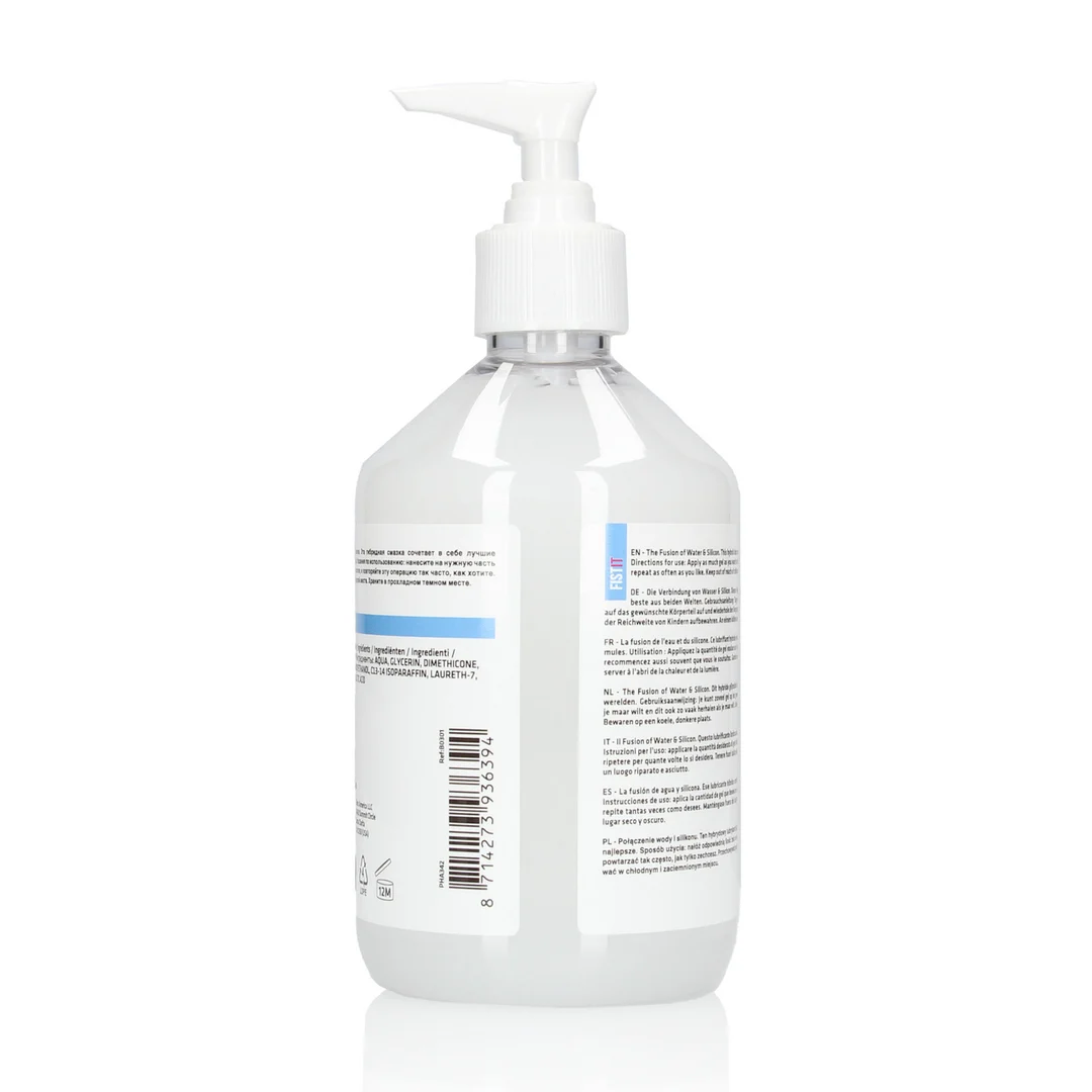 PHA342_1_1 Lubrifiant neutre – Formule hybride à base d’eau et de silicone – Sans parfum, sans goût – 500 ml – Fist It by Shots – Image 1