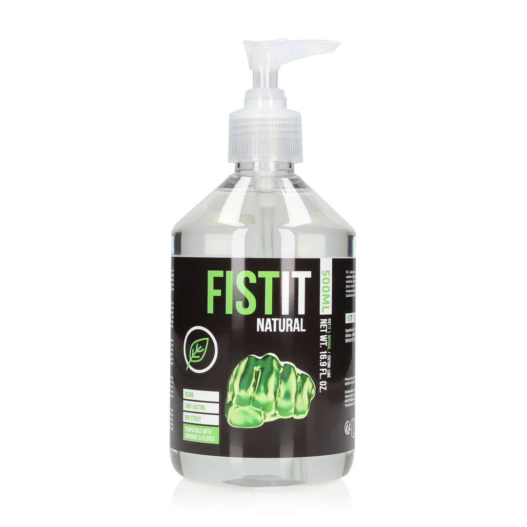 Lubrifiant à base d’eau, formule naturelle et végane, sans parfum et sans goût, 500 ml, Fist It by Shots – Image 5