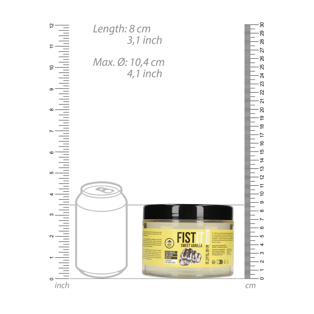 Fist It lubrifiant extra épais à la vanille, 500 ml – Image 4
