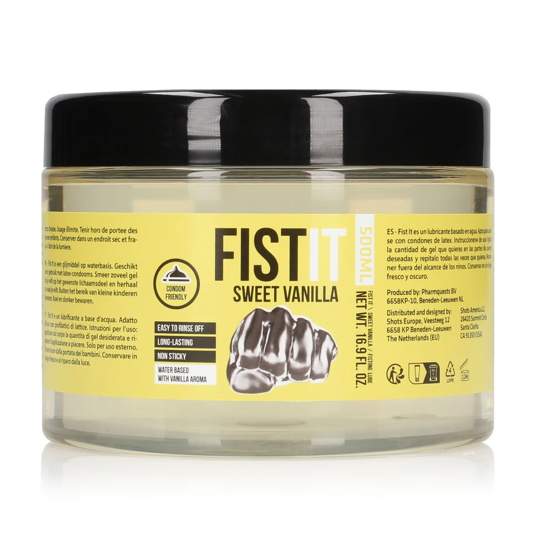 Fist It lubrifiant extra épais à la vanille, 500 ml – Image 5