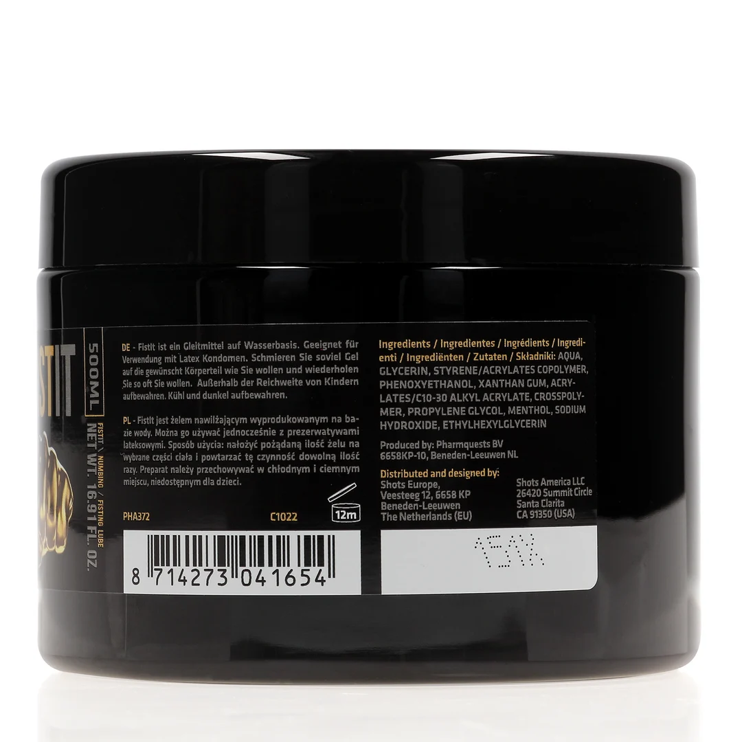 Lubrifiant Fist It Extra Thick au menthol – Image 2