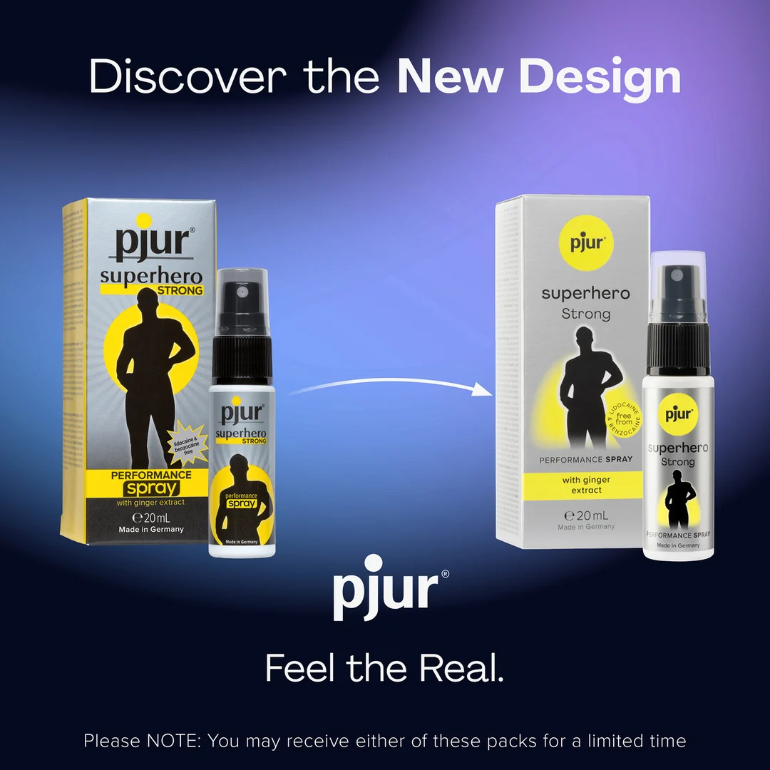 Pjur Superhero Strong stimulerende spray voor mannen, 20 ml