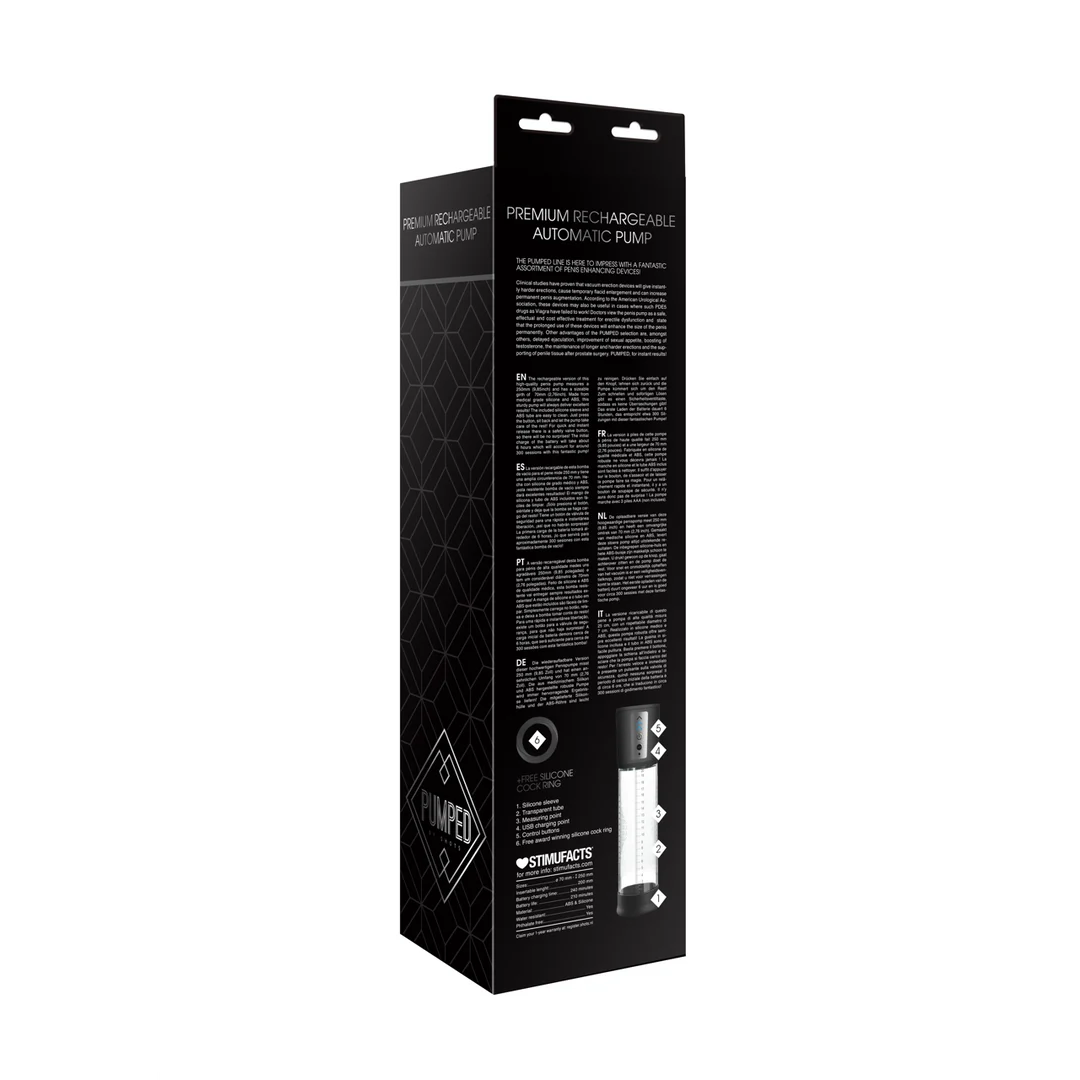 Pompe à pénis électrique avec batterie rechargeable, pompe automatique – Image 2