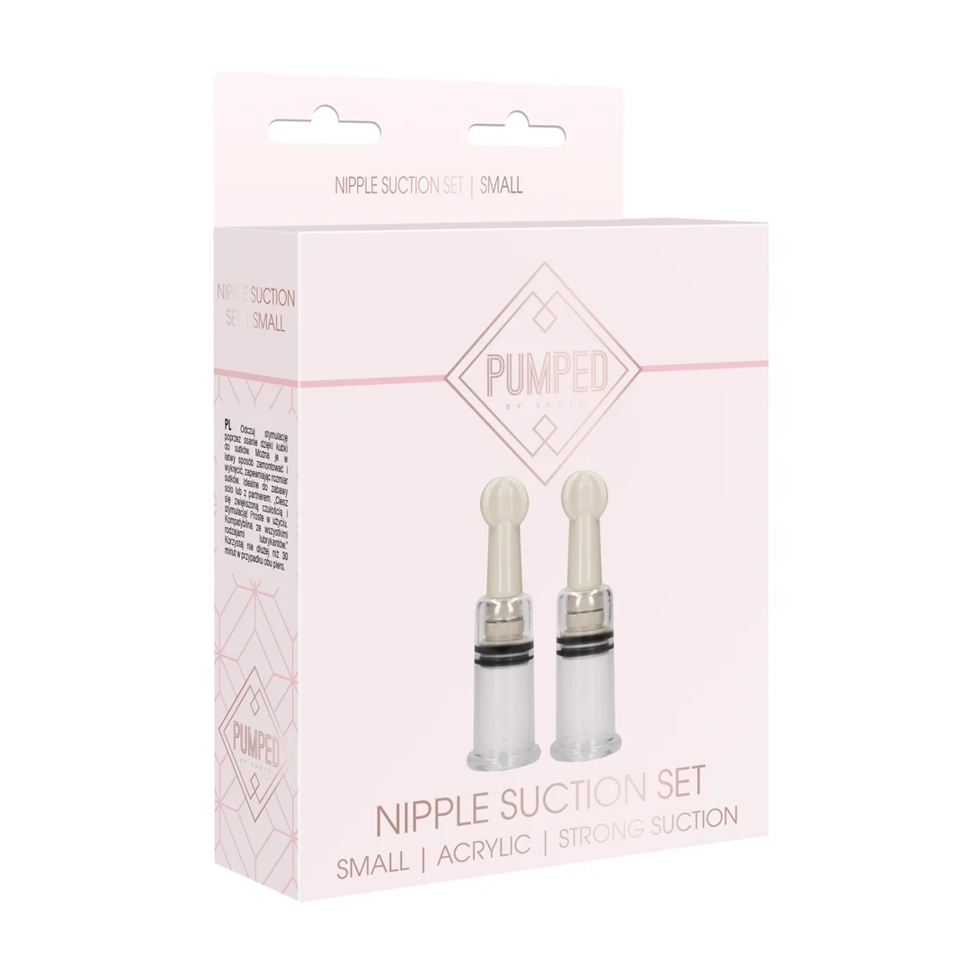 Pumped by Shots Set de ventouses pour mamelons, petit format – Image 1