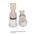Pumped by Shots Set de ventouses pour mamelons, petit format – Image 4