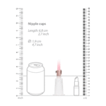 Kit de pompe clitoridienne et tétons Pumped by Shots taille moyenne – Image 5
