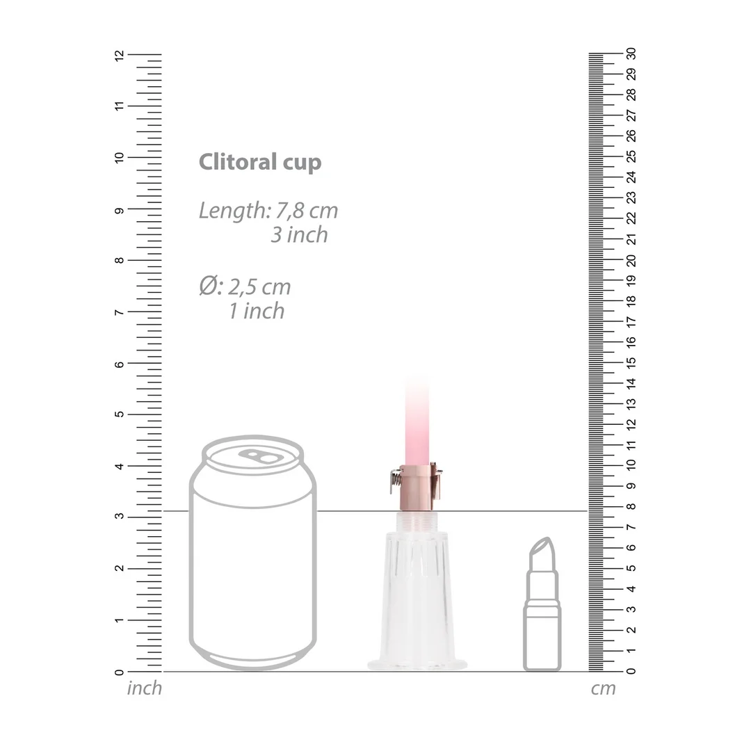 Kit de pompe clitoridienne et tétons Pumped by Shots taille moyenne – Image 6