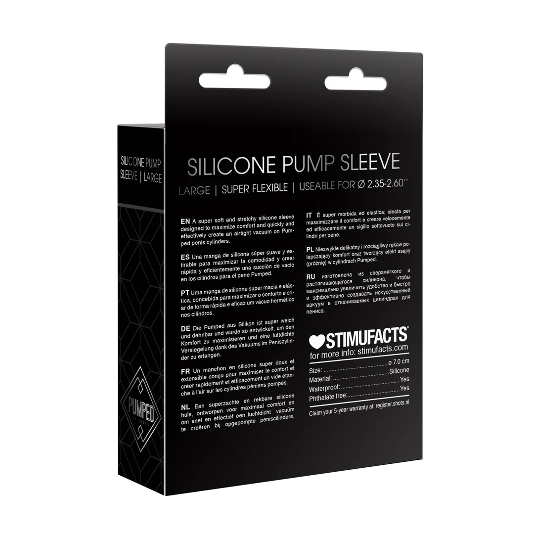 Manchon de pompe en silicone Pumped by Shots grand – Image 2