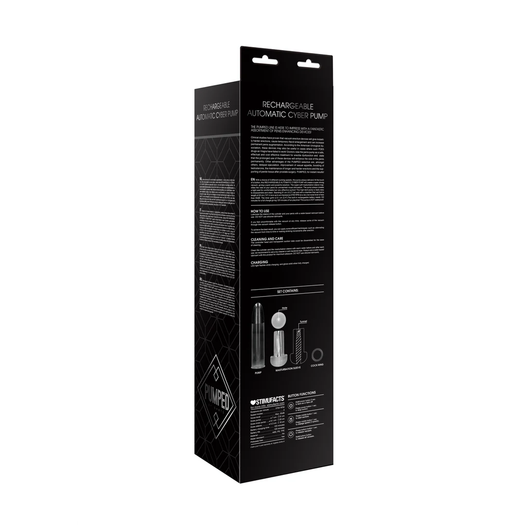 Cyber Pump automatique rechargeable Pumped by Shots avec gaine – Image 2