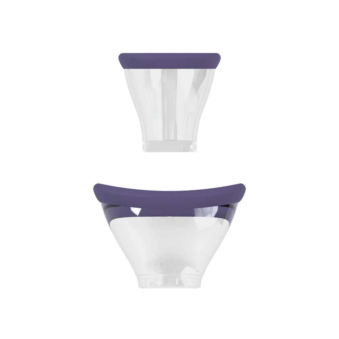 Accessoire pour hommes avec embouts souples – Pompe rechargeable pour vulve et poitrine, violet, testeur – Image 13