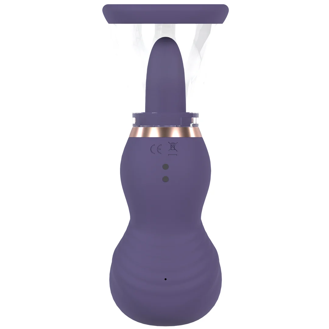 Accessoire pour hommes avec embouts souples – Pompe rechargeable pour vulve et poitrine, violet, testeur – Image 12