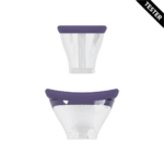 Accessoire pour hommes avec embouts souples – Pompe rechargeable pour vulve et poitrine, violet, testeur – Image 3