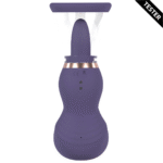 Accessoire pour hommes avec embouts souples – Pompe rechargeable pour vulve et poitrine, violet, testeur – Image 2