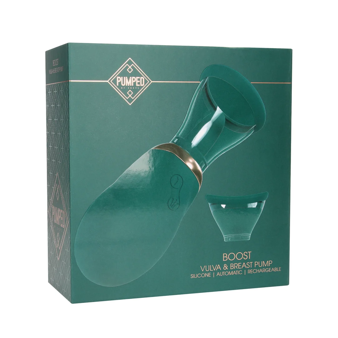 Un petit plus pour les hommes, avec bords doux – BOOST - Pompe rechargeable pour vulve et seins - Rose - Testeur – Image 2