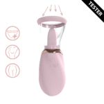 Un petit plus pour les hommes, avec bords doux – BOOST - Pompe rechargeable pour vulve et seins - Rose - Testeur