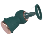 Pompe pour seins et vulve avec embouts confortables – Pompe rechargeable pour vulve et seins - Vert forêt - Testeur – Image 4