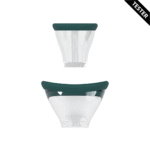 Pompe pour seins et vulve avec embouts confortables – Pompe rechargeable pour vulve et seins - Vert forêt - Testeur