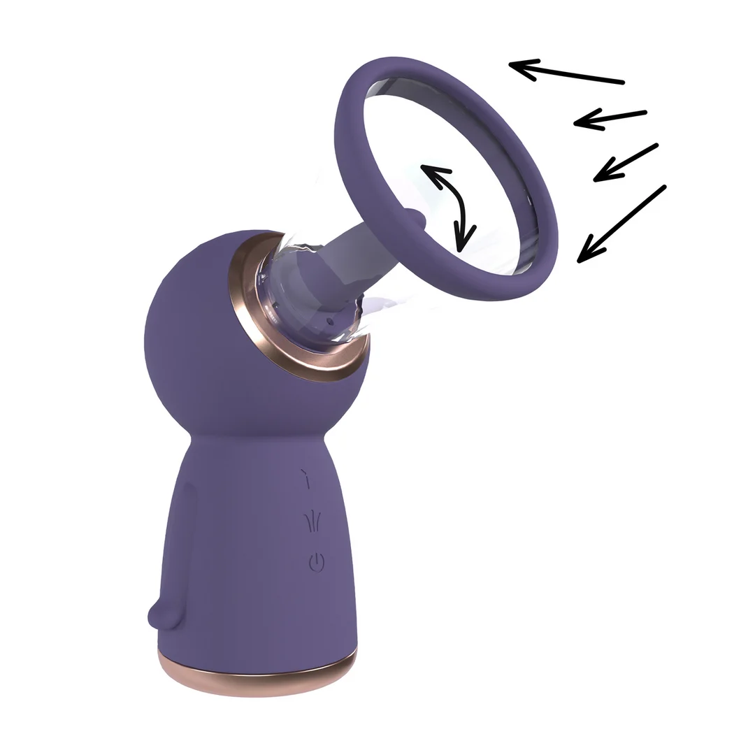Pompe pour seins et vulve avec embouts confortables – Pompe rechargeable pour vulve et seins - Vert forêt - Testeur – Image 13