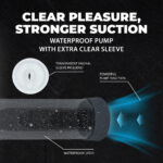Pompe à pénis électrique avec manchon lisse en silicone – Testeur – Image 5