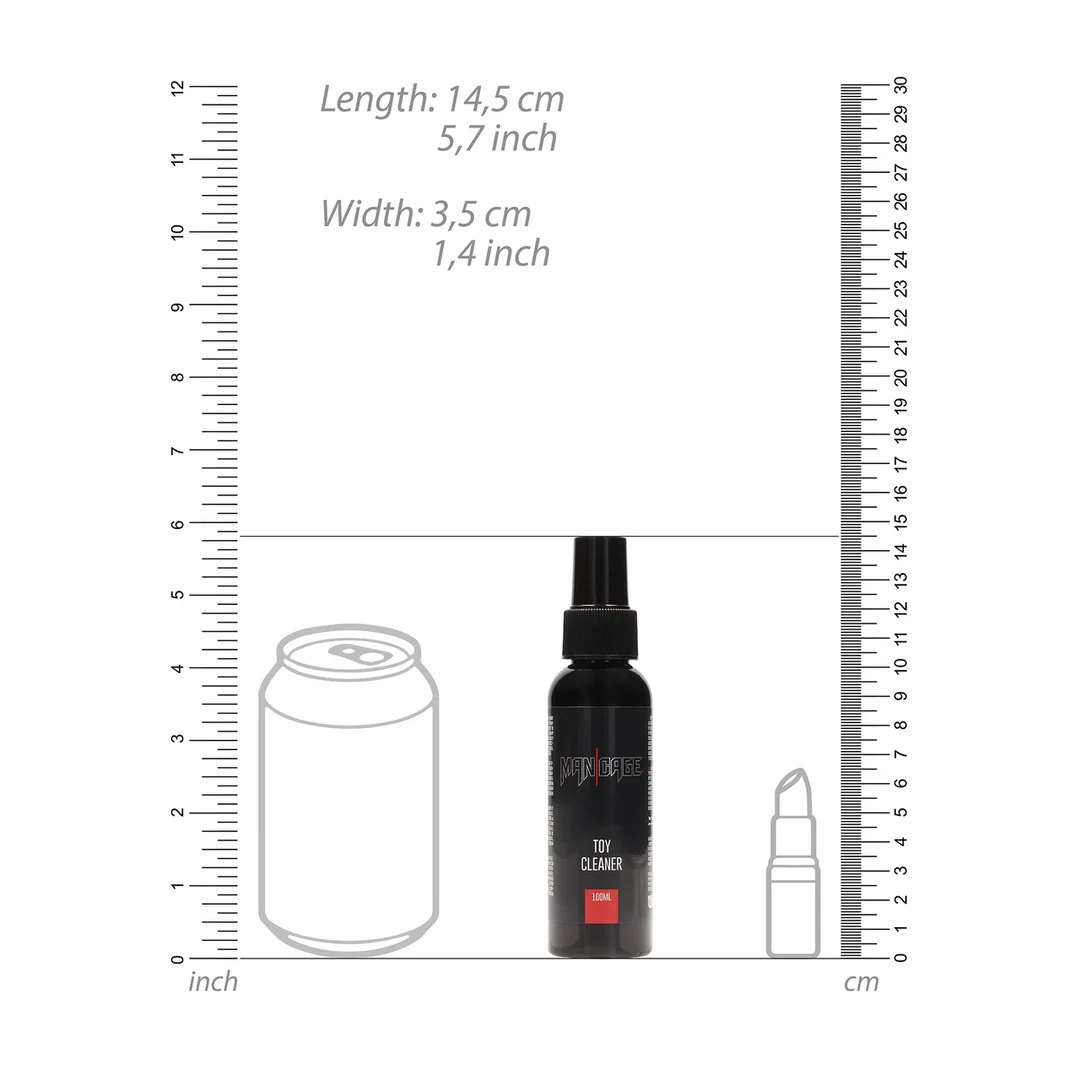 Nettoyant pour sextoys – Spray moussant pour nettoyer les sextoys – ManCage by Shots – 100 ml – Image 4
