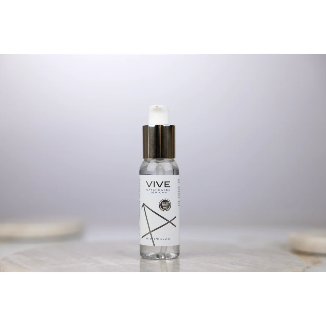 Lubrifiant à base d’eau, testé sous contrôle dermatologique et compatible avec les préservatifs en latex, sans parfum et sans goût, 50 ml, VIVE by Shots – Image 2
