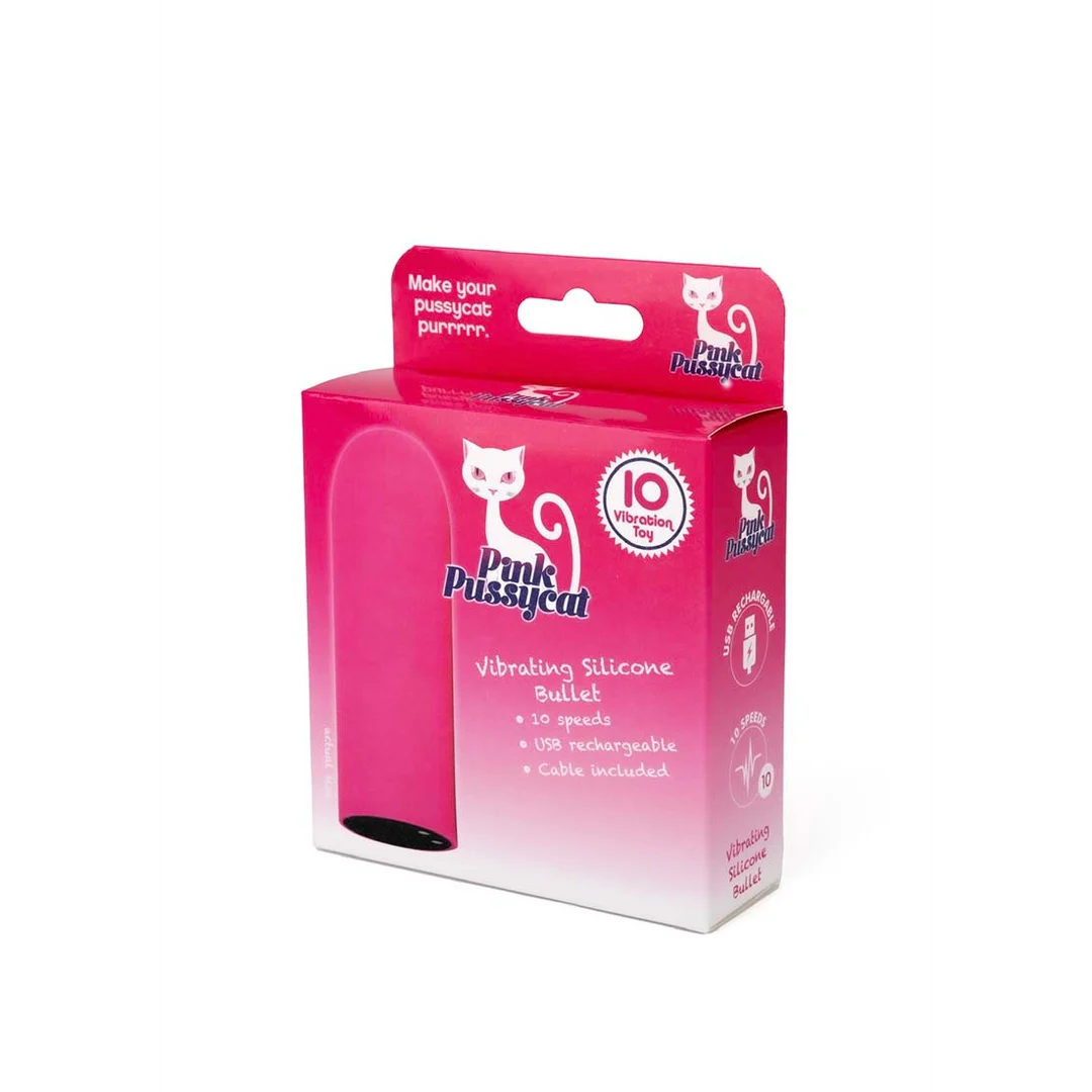 PPSB_1_1 Bullet vibrant en silicone Pink Pussycat – Image 1