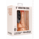 Gode vibrant réaliste RealRock avec scrotum
