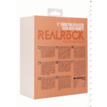 Gode vibrant réaliste RealRock avec scrotum – Image 2