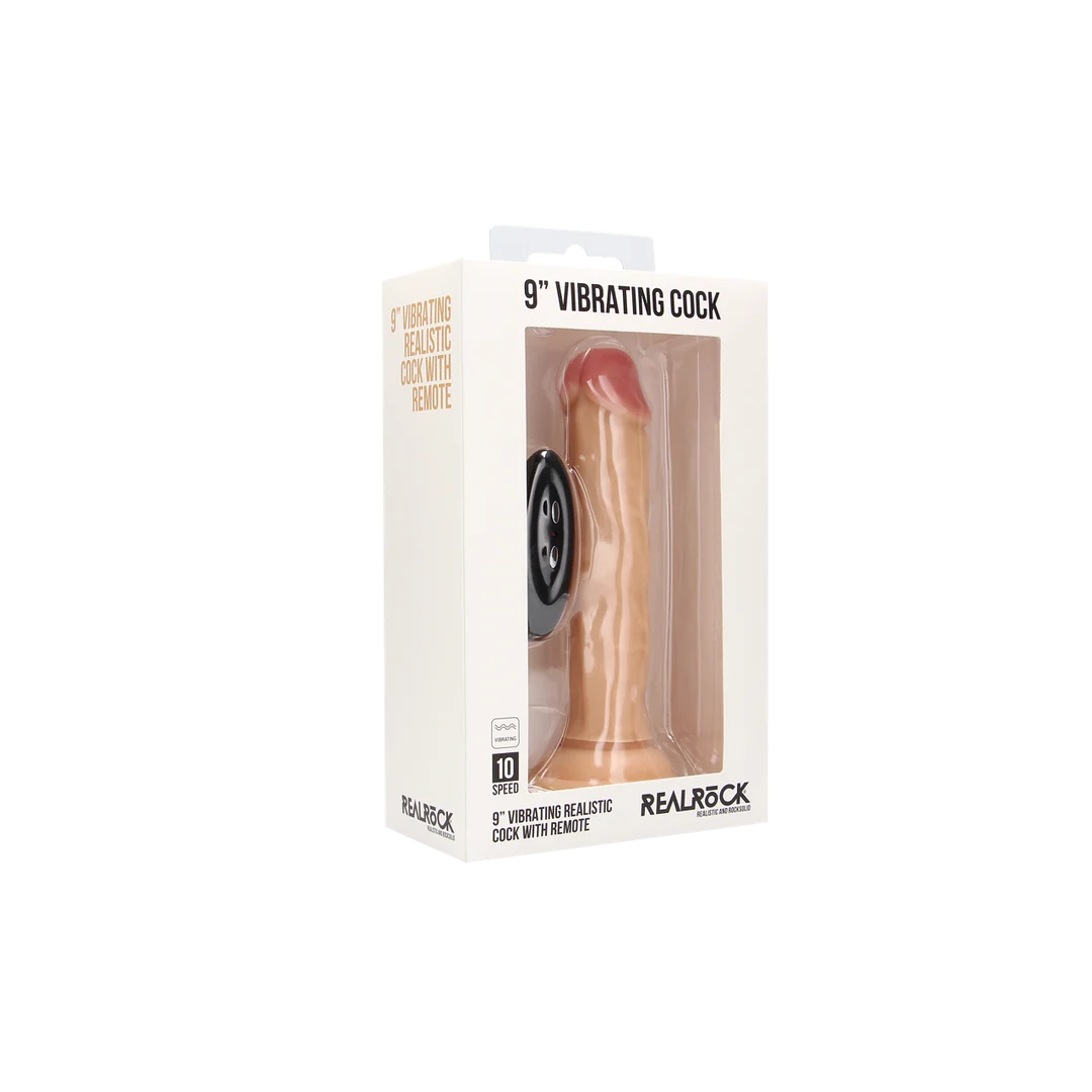 Dildo vibrant réaliste RealRock avec ventouse – Image 1