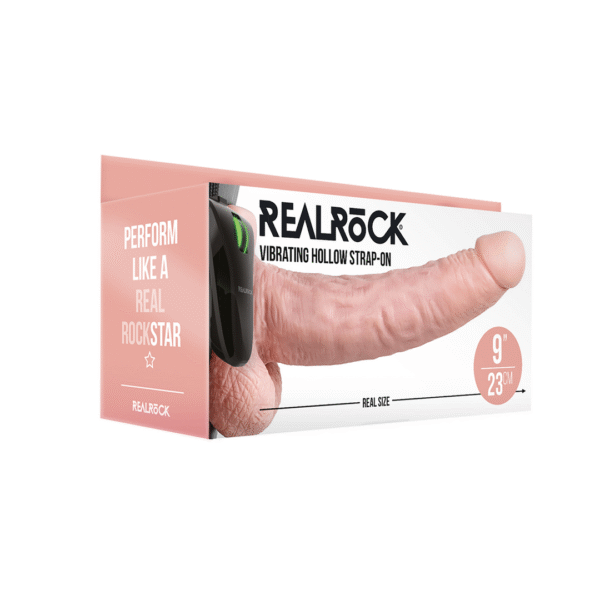 RealRock harnais vibrant creux avec testicules