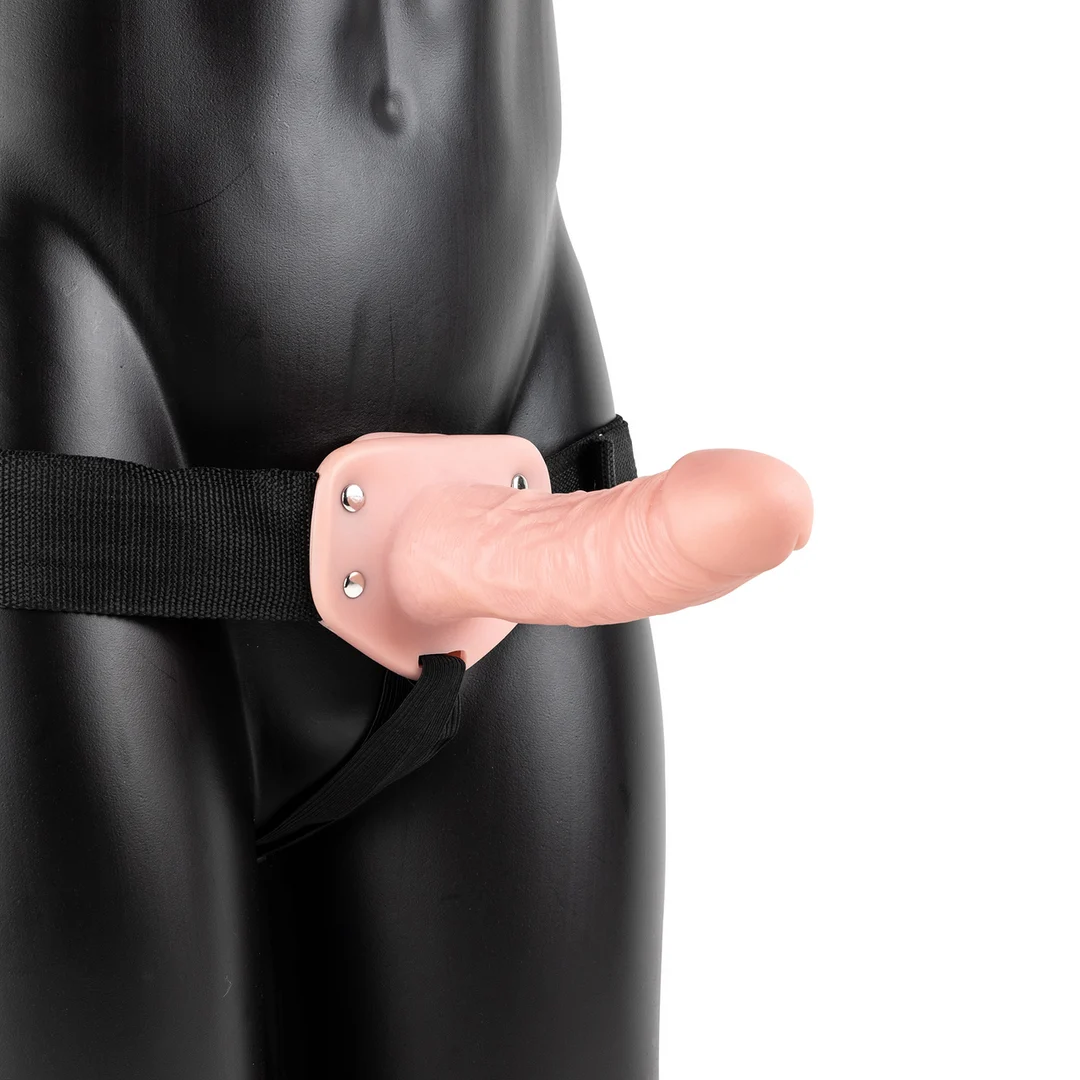 vibromasseur – Strap on creux vibrant avec sangle réglable – RealRock RealRock by Shots – Image 5