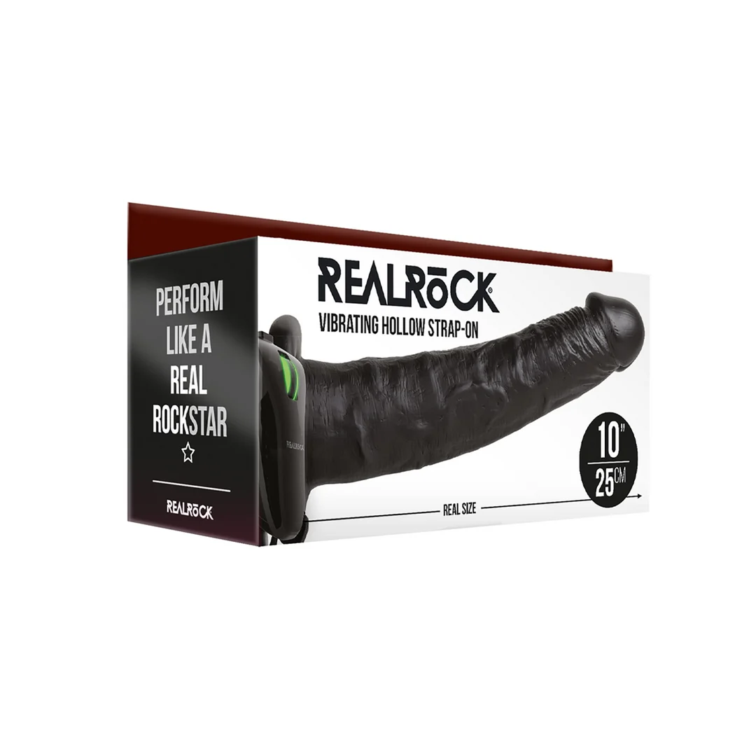 REA140BLK_1_1 Harnais vibrant creux noir – Image 1