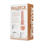 Vibromasseur réaliste avec ventouse, compatible avec un harnais RealRock vlees (18 cm) RealRock by Shots – Image 6