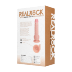 Gode vibrant et rotatif RealRock avec testicules – Image 2