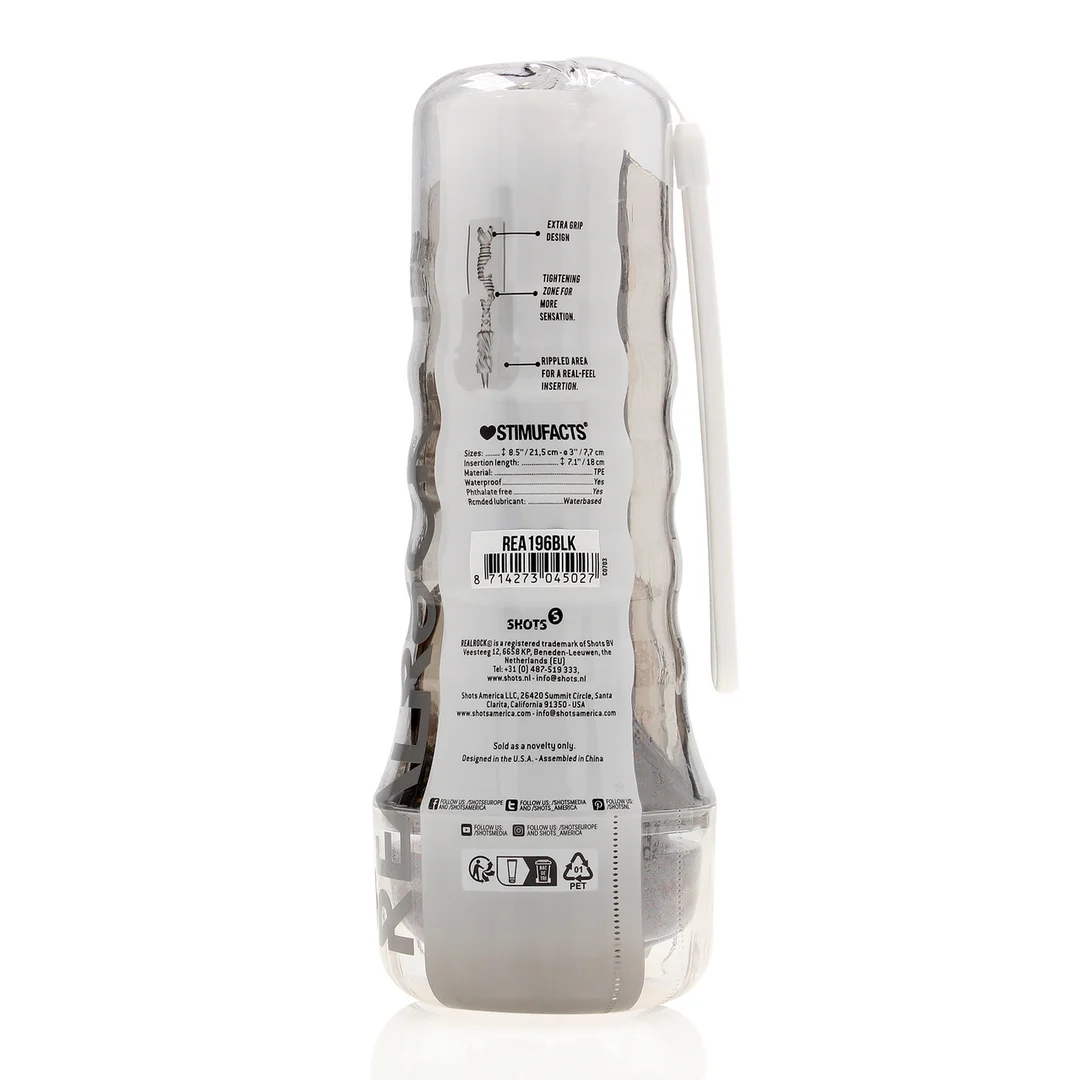 REA196BLK-2 Masturbateur vaginal Easy Rider – Image 1