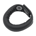 Tendeur de testicules réglable en cuir, 70 g, noir