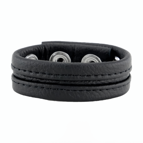 Cockring réglable en cuir