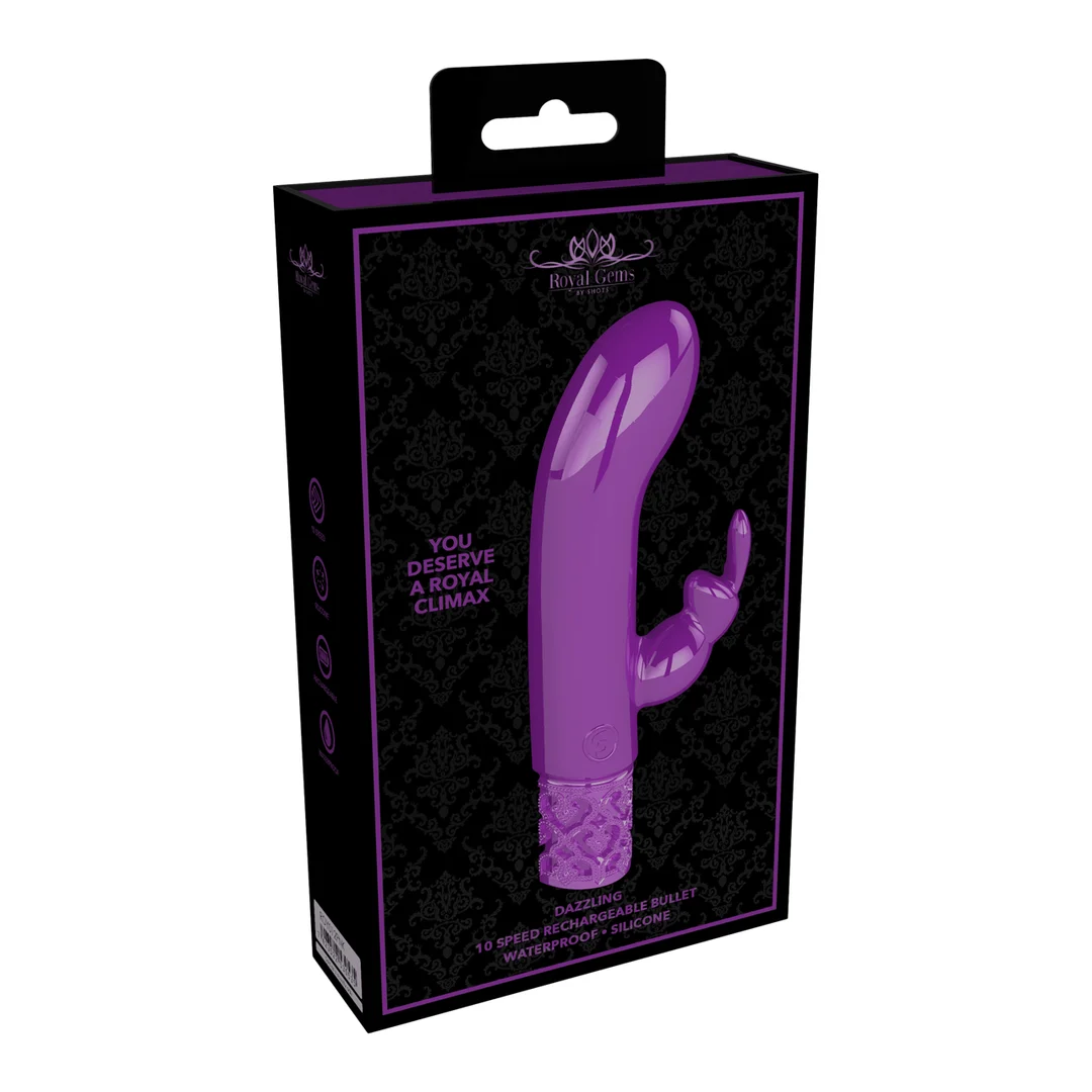 Vibromasseur rabbit rechargeable avec 10 modes – Royal Gems Royal Gems by Shots – Image 6