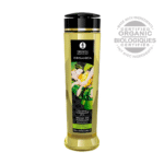 Huile de massage sensuelle, huile de massage naturelle comestible, thé vert, Shunga, 8 fl oz / 240 ml – Image 2
